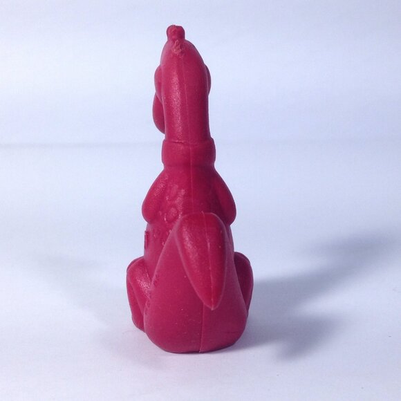 Vintage Flintstones Small Dino Rubber Toy Cereal Prize Hanna Barbera 1987 2 inch - Picture 4 of 9